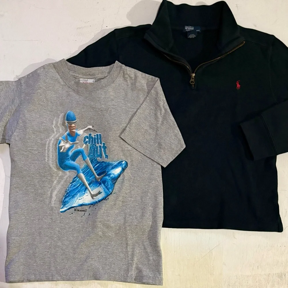 🌹HP🌹Set of 4 (OR More) Boys Size S, 6&7 Boys Tops - Picture 5 of 7